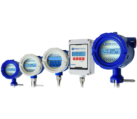 Fox's Thermal mass flow meters for gas emissions monitoring