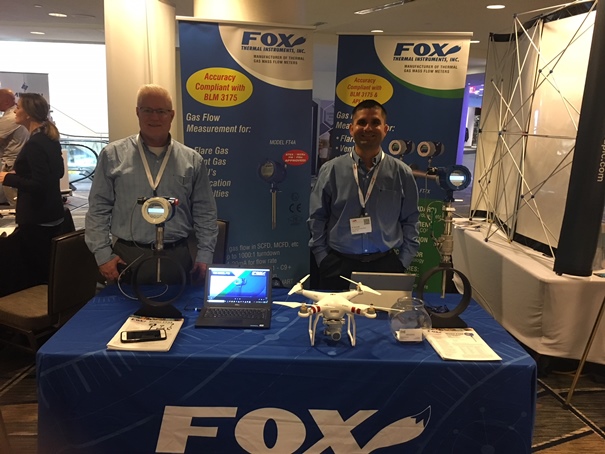 Fox booth at API Spring 2018 COPM Meeting